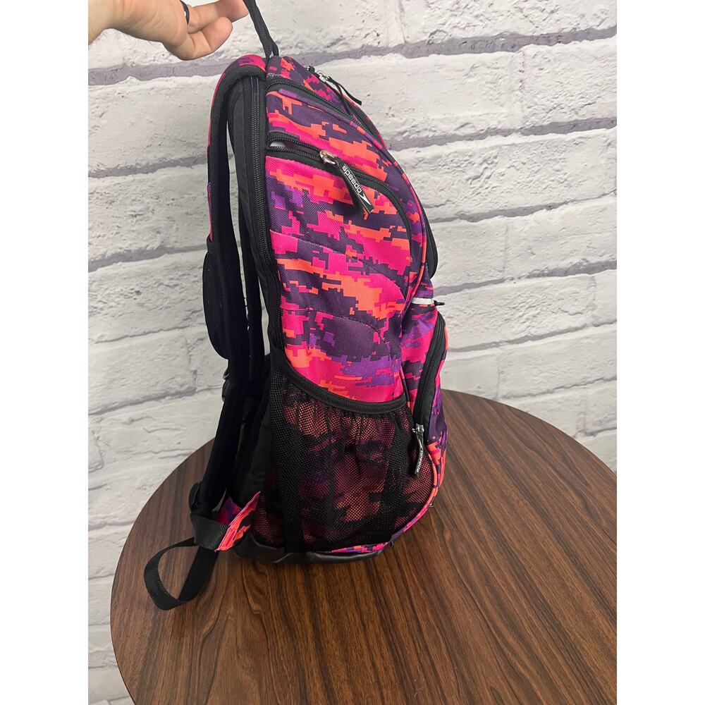 Speedo Unisex 35L Teamster Digital Camo Backpack Swim Bag Athleisure Outdoor Y2K - Picture 4 of 13